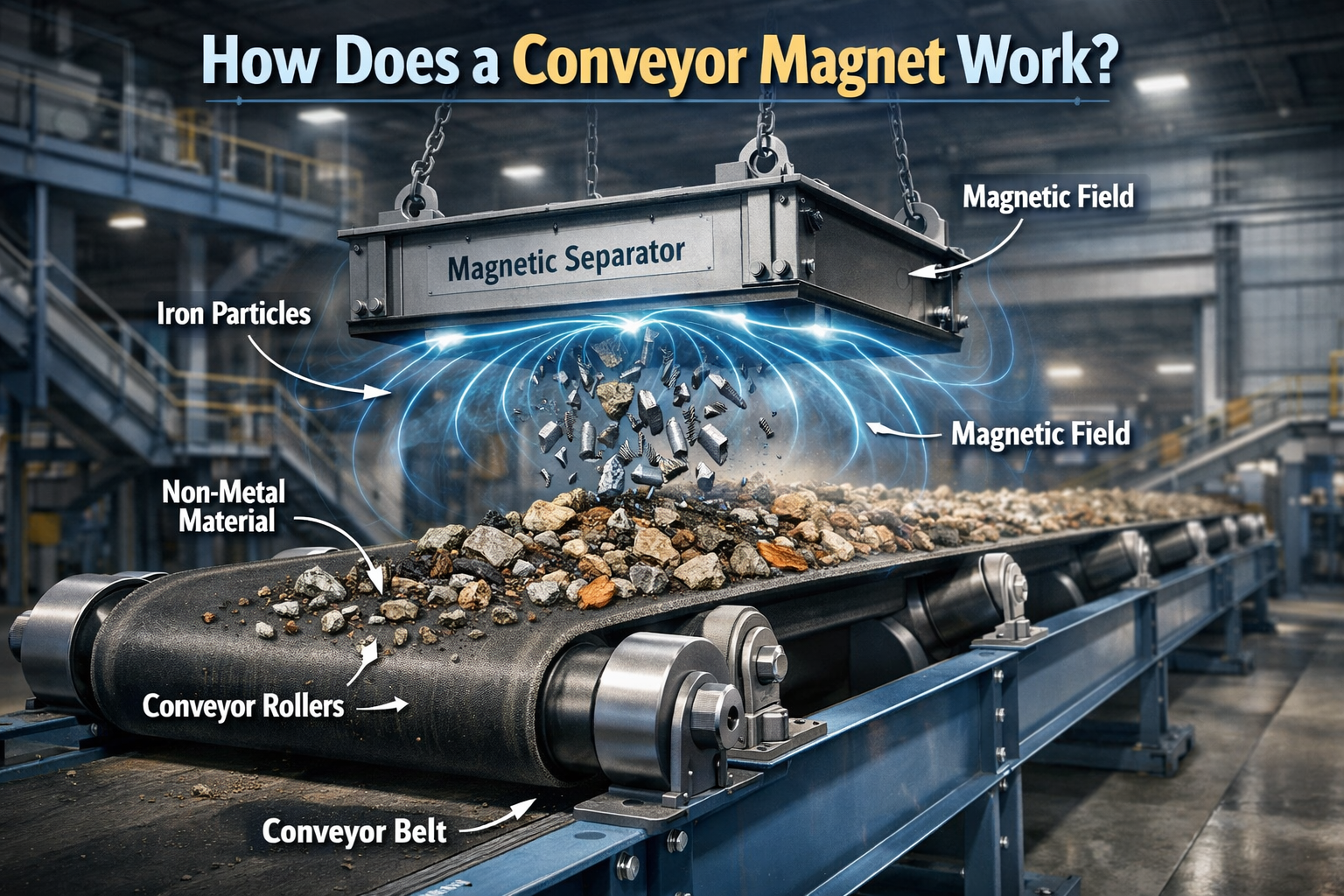 How Does a Conveyor Magnet Work