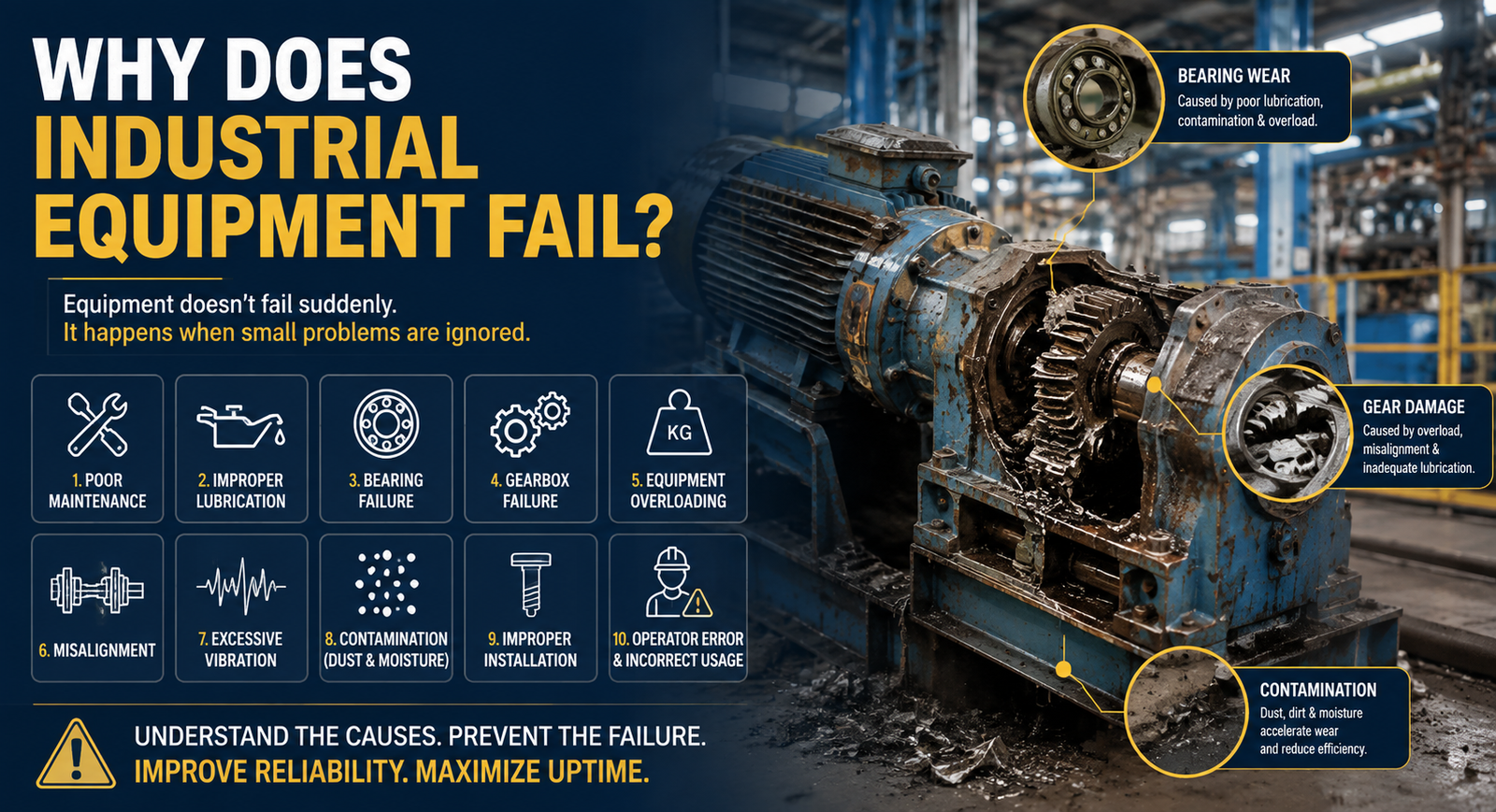 Why Does Industrial Equipment Fail?