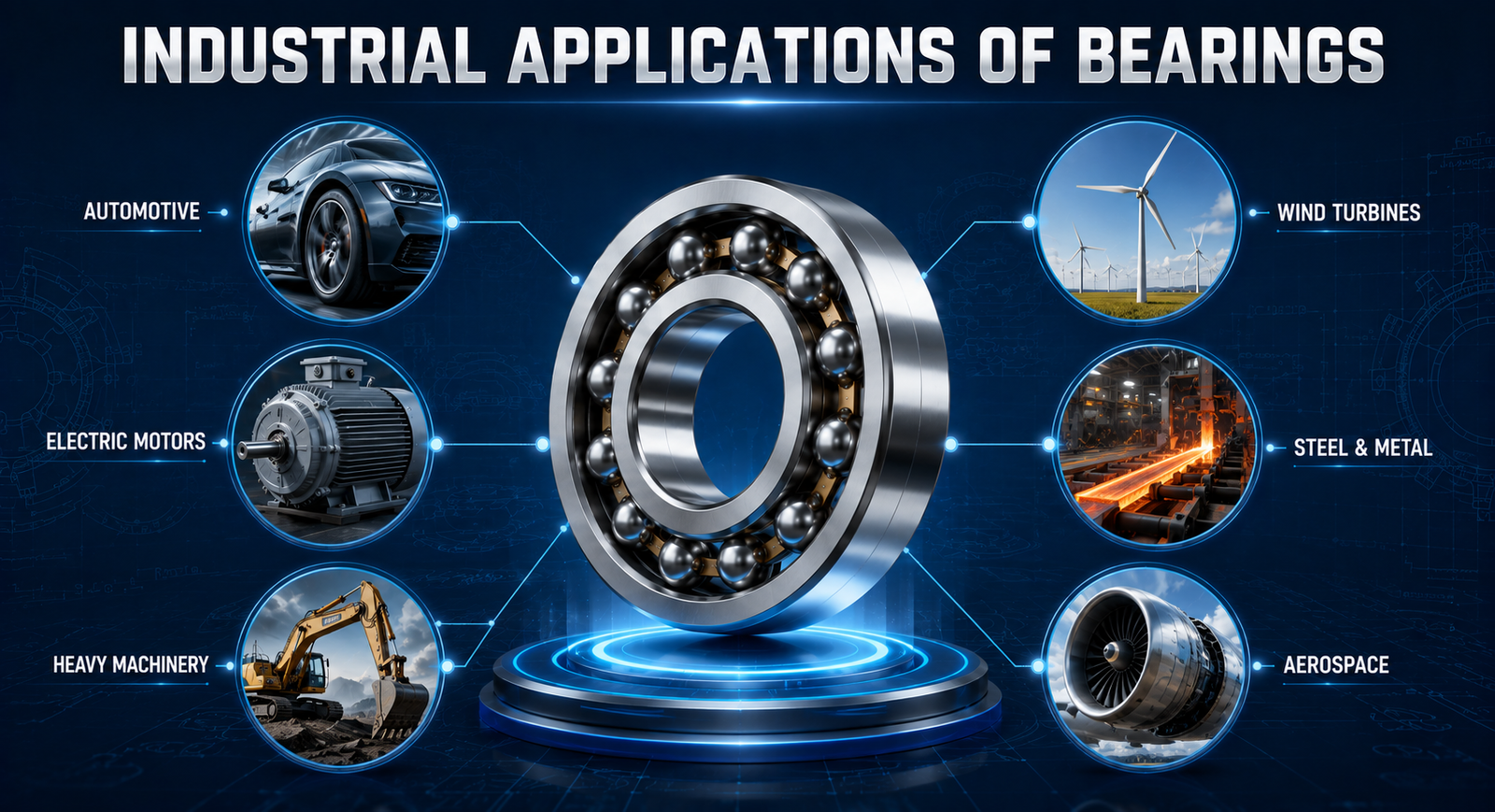 Industrial Applications of Bearings