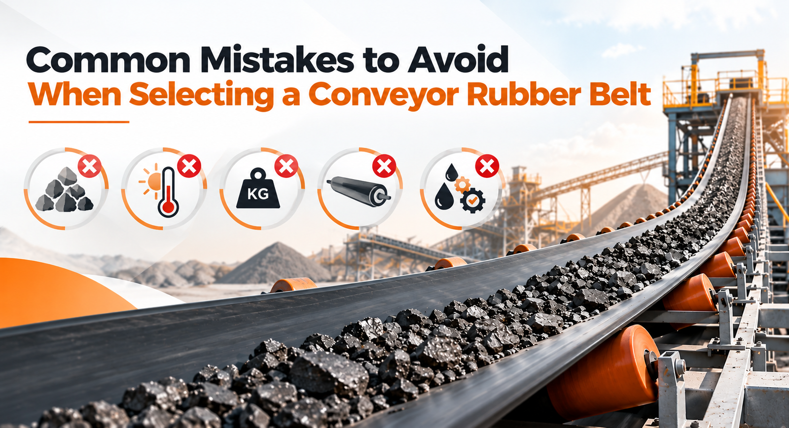Common Mistakes to Avoid When Selecting a Conveyor Rubber Belt