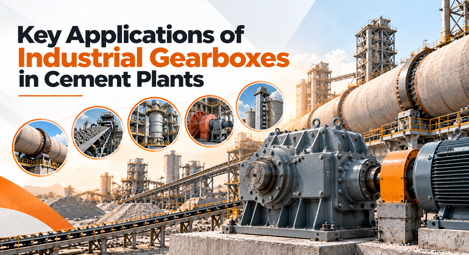 Key Applications of Industrial Gearboxes in Cement Plants